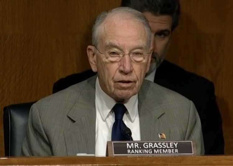 Grassley Questions Attorney General Garland Over School Board Violence Memo