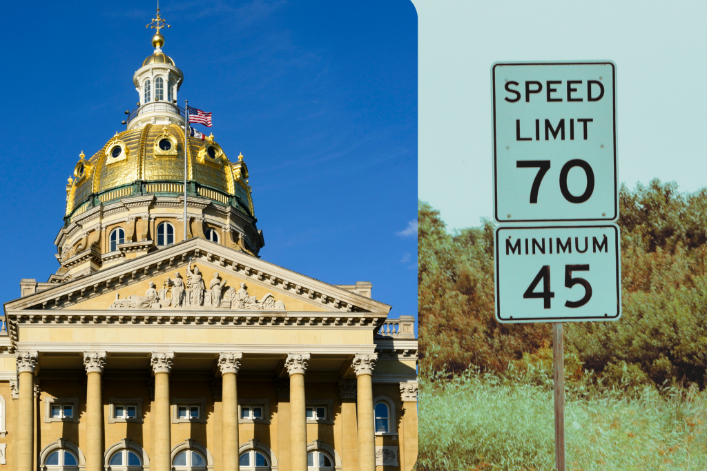Iowa Senate panel tables bill increasing speed limit on highways The Iowa Torch