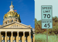 Iowa Senate panel tables bill increasing speed limit on highways