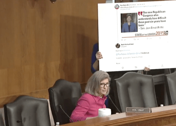 Ernst confronts Biden nominee over insulting tweet