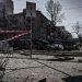 war destruction in ukrainian city
