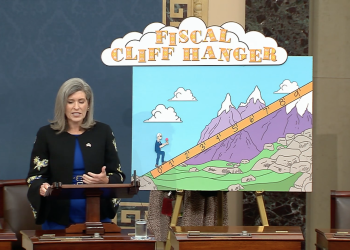 Video: Ernst says ‘Bidenomics’ is pushing nation off ‘fiscal cliff’
