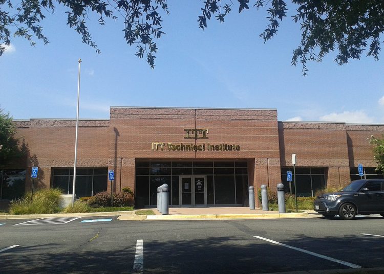 Former ITT Technical Institute building in Springfield, Virginia, taken in September, 2016 after their closing.
