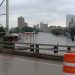 Downtown Cedar Rapids during the flood of 2008.