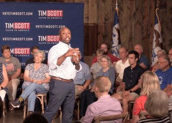 Watch: Tim Scott outlines vision, answers questions in Pella